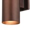 Vaxcel Chiasso Aluminum 2 Light Bronze Cylinder Outdoor Wall Lantern Clear Glass CO-OWB052BZ - alternate 5